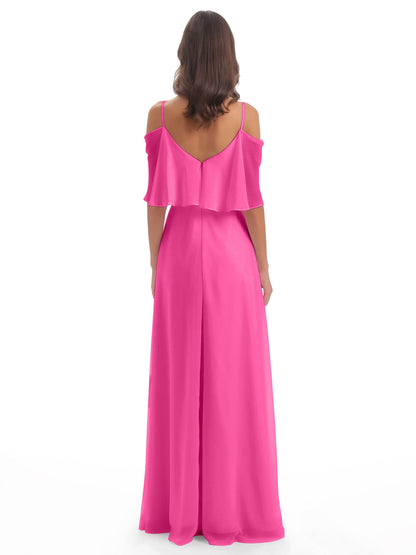 Abigail Sheath Spaghetti Straps Bridesmaid Dresses