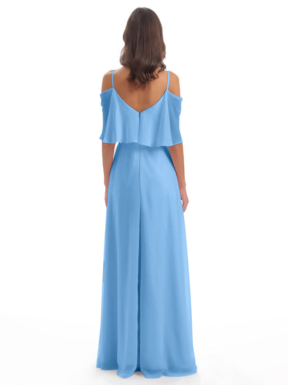 Abigail Sheath Spaghetti Straps Bridesmaid Dresses