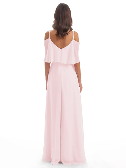 Abigail Sheath Spaghetti Straps Bridesmaid Dresses