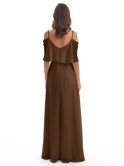 Abigail Sheath Spaghetti Straps Bridesmaid Dresses