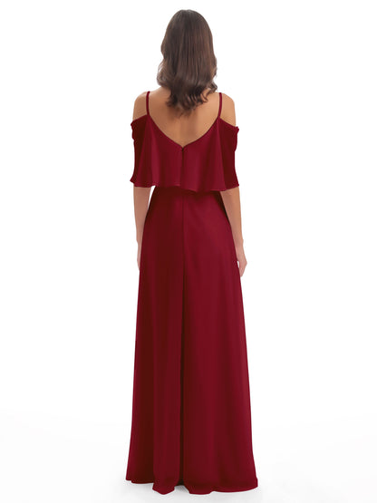 Abigail Sheath Spaghetti Straps Bridesmaid Dresses