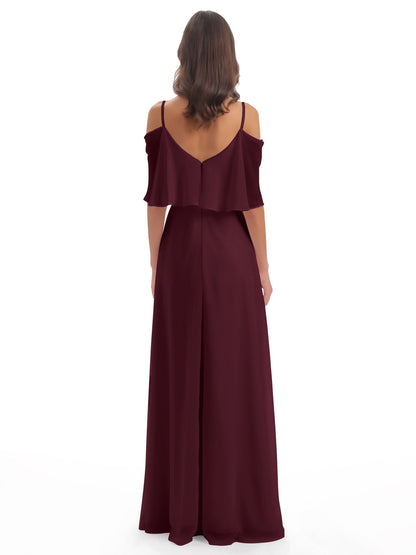 Abigail Sheath Spaghetti Straps Bridesmaid Dresses