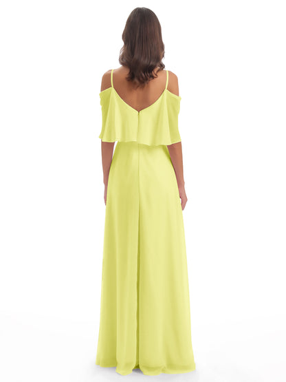 Abigail Sheath Spaghetti Straps Bridesmaid Dresses