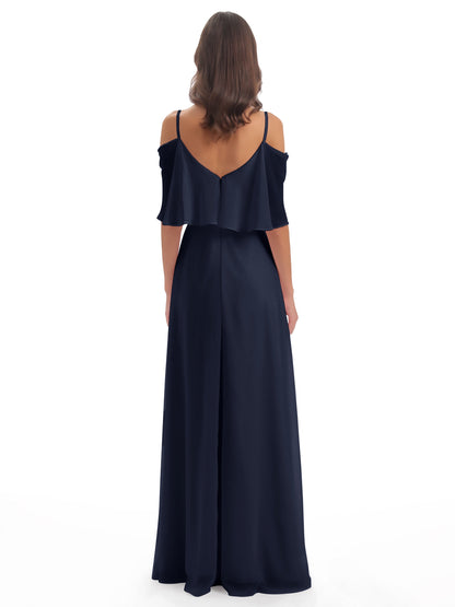 Abigail Sheath Spaghetti Straps Bridesmaid Dresses