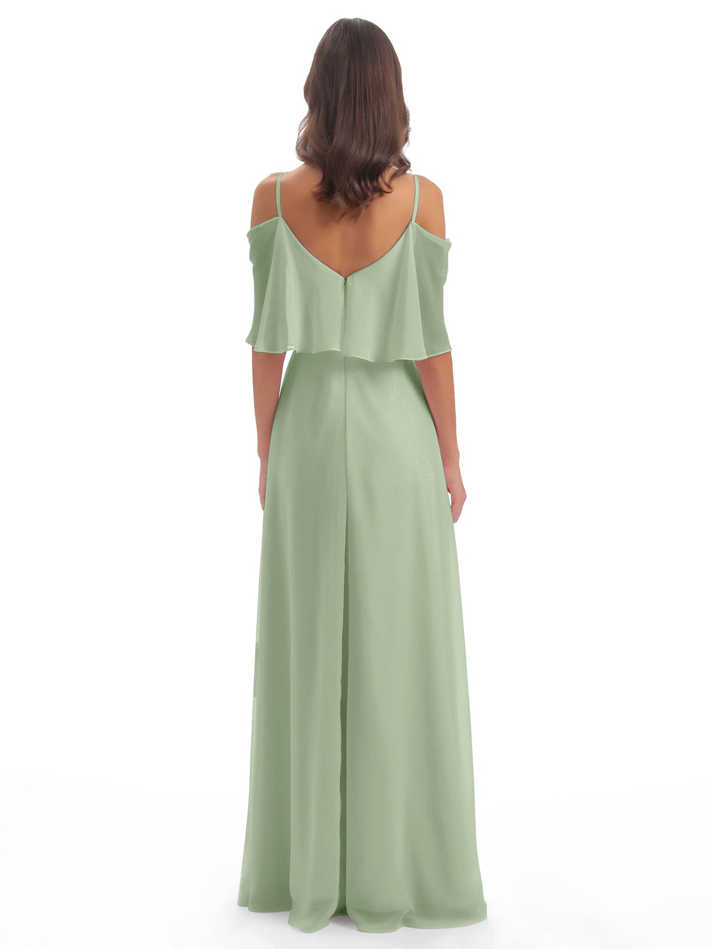 Abigail Sheath Spaghetti Straps Bridesmaid Dresses