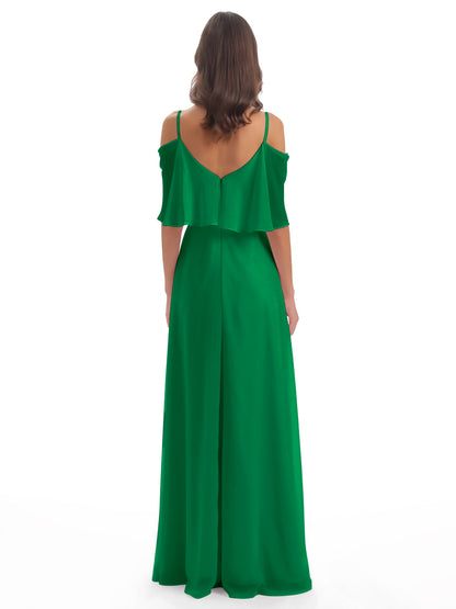 Abigail Sheath Spaghetti Straps Bridesmaid Dresses