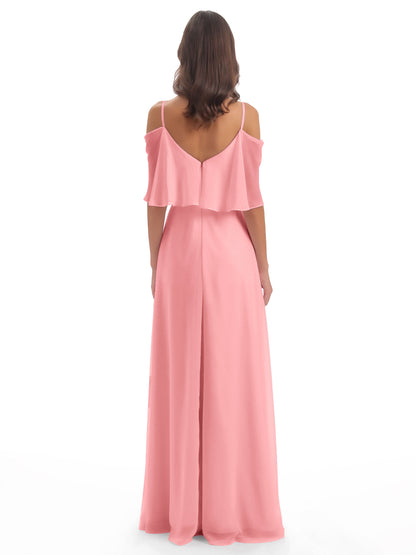 Abigail Sheath Spaghetti Straps Bridesmaid Dresses
