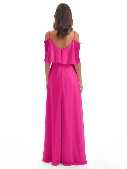 Abigail Sheath Spaghetti Straps Bridesmaid Dresses