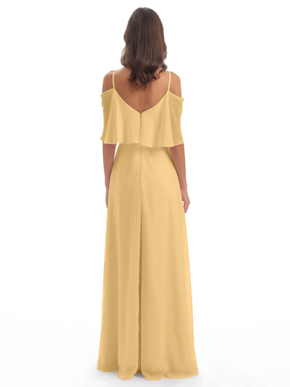 Abigail Sheath Spaghetti Straps Bridesmaid Dresses