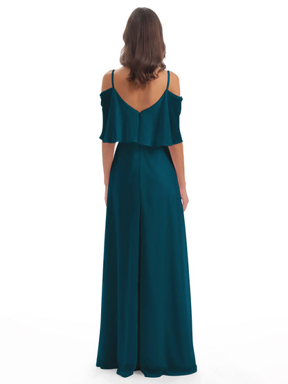 Abigail Sheath Spaghetti Straps Bridesmaid Dresses