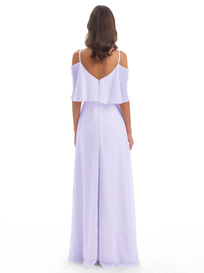 Abigail Sheath Spaghetti Straps Bridesmaid Dresses