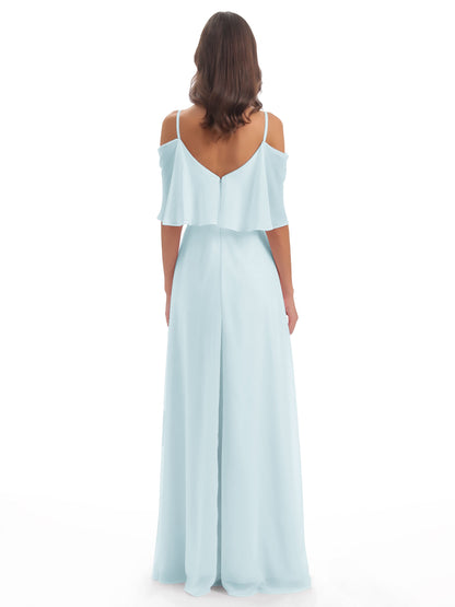 Abigail Sheath Spaghetti Straps Bridesmaid Dresses