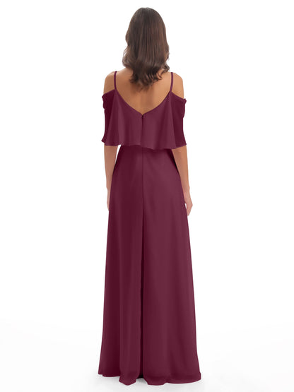 Abigail Sheath Spaghetti Straps Bridesmaid Dresses
