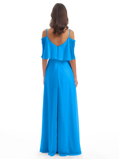 Abigail Sheath Spaghetti Straps Bridesmaid Dresses