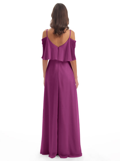 Abigail Sheath Spaghetti Straps Bridesmaid Dresses