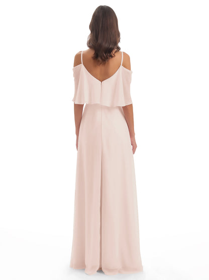 Abigail Sheath Spaghetti Straps Bridesmaid Dresses