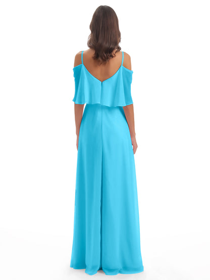 Abigail Sheath Spaghetti Straps Bridesmaid Dresses