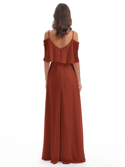 Abigail Sheath Spaghetti Straps Bridesmaid Dresses