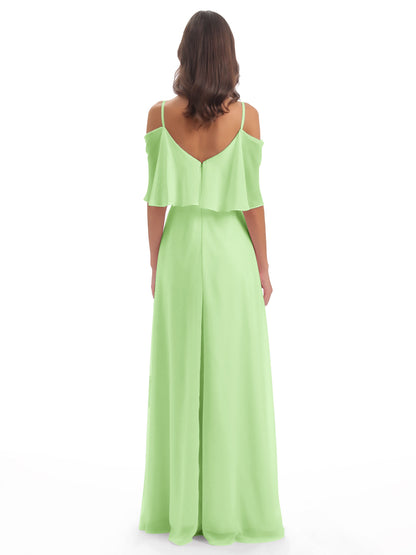 Abigail Sheath Spaghetti Straps Bridesmaid Dresses