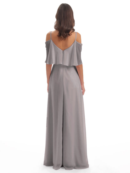 Abigail Sheath Spaghetti Straps Bridesmaid Dresses