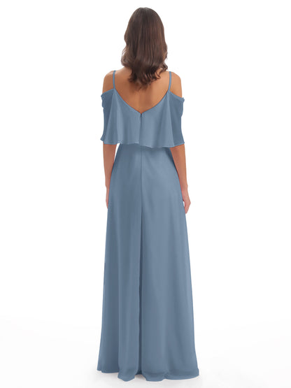 Abigail Sheath Spaghetti Straps Bridesmaid Dresses