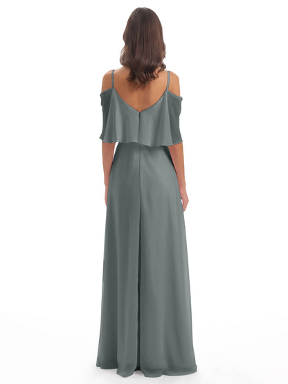 Abigail Sheath Spaghetti Straps Bridesmaid Dresses
