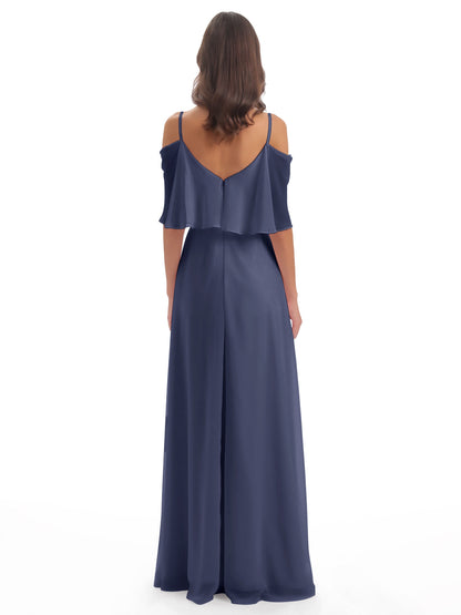 Abigail Sheath Spaghetti Straps Bridesmaid Dresses