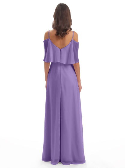 Abigail Sheath Spaghetti Straps Bridesmaid Dresses