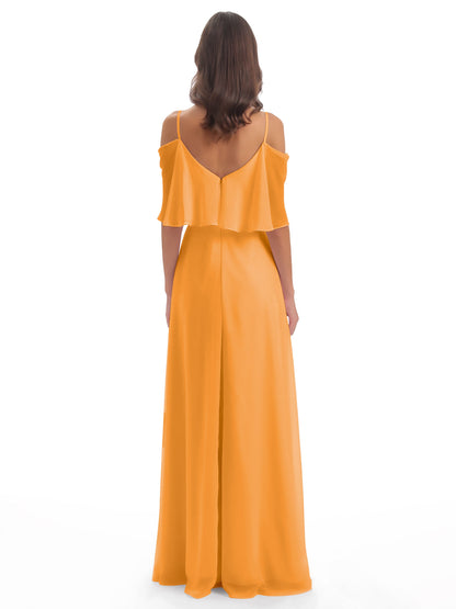 Abigail Sheath Spaghetti Straps Bridesmaid Dresses