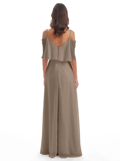 Abigail Sheath Spaghetti Straps Bridesmaid Dresses
