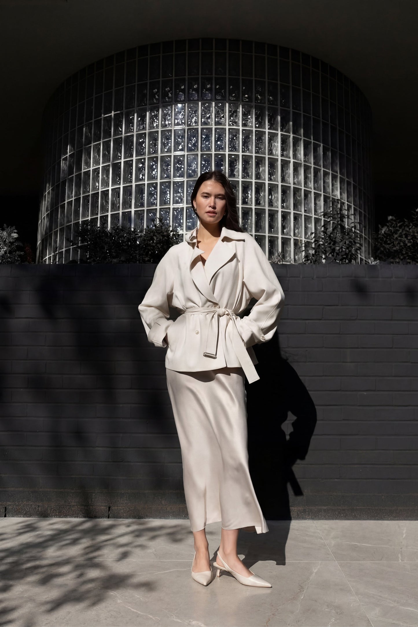 SHORT OVERSIZED TRENCH COAT