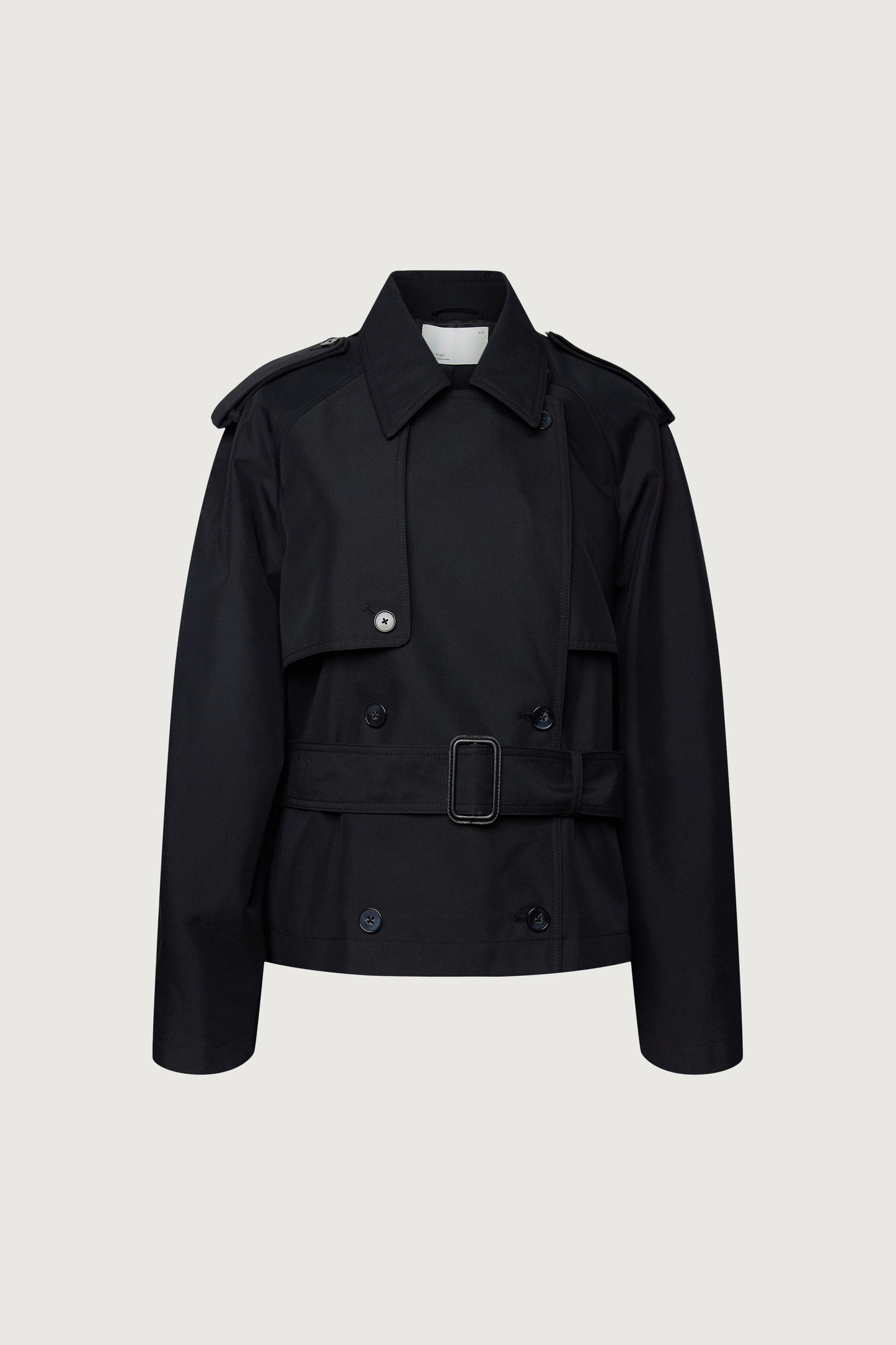 NEW SHORT BELTED TRENCH COAT