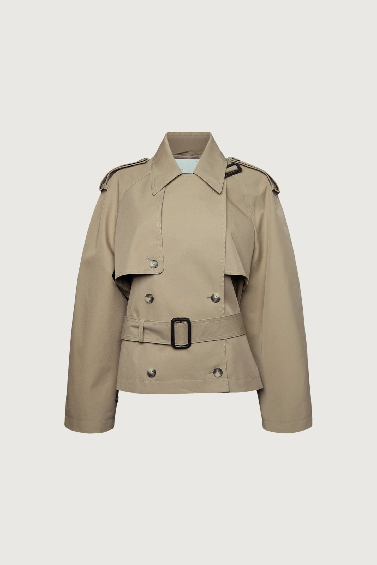 NEW SHORT BELTED TRENCH COAT