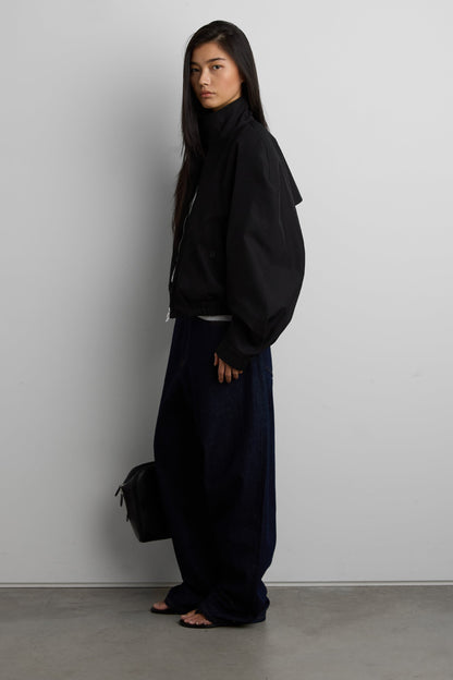 STRUCTURED FUNNEL NECK JACKET