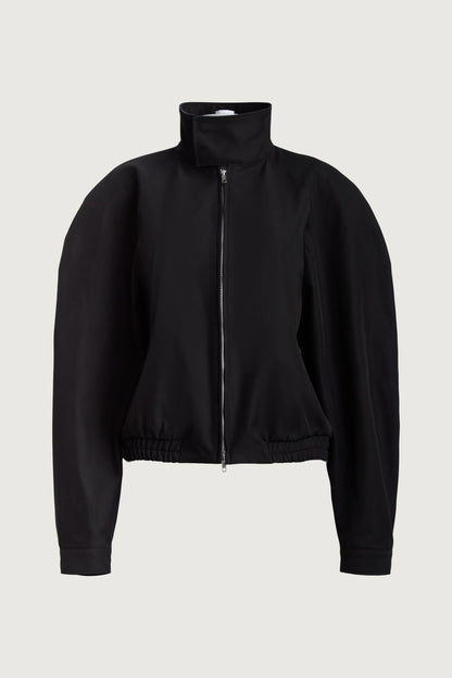 STRUCTURED FUNNEL NECK JACKET