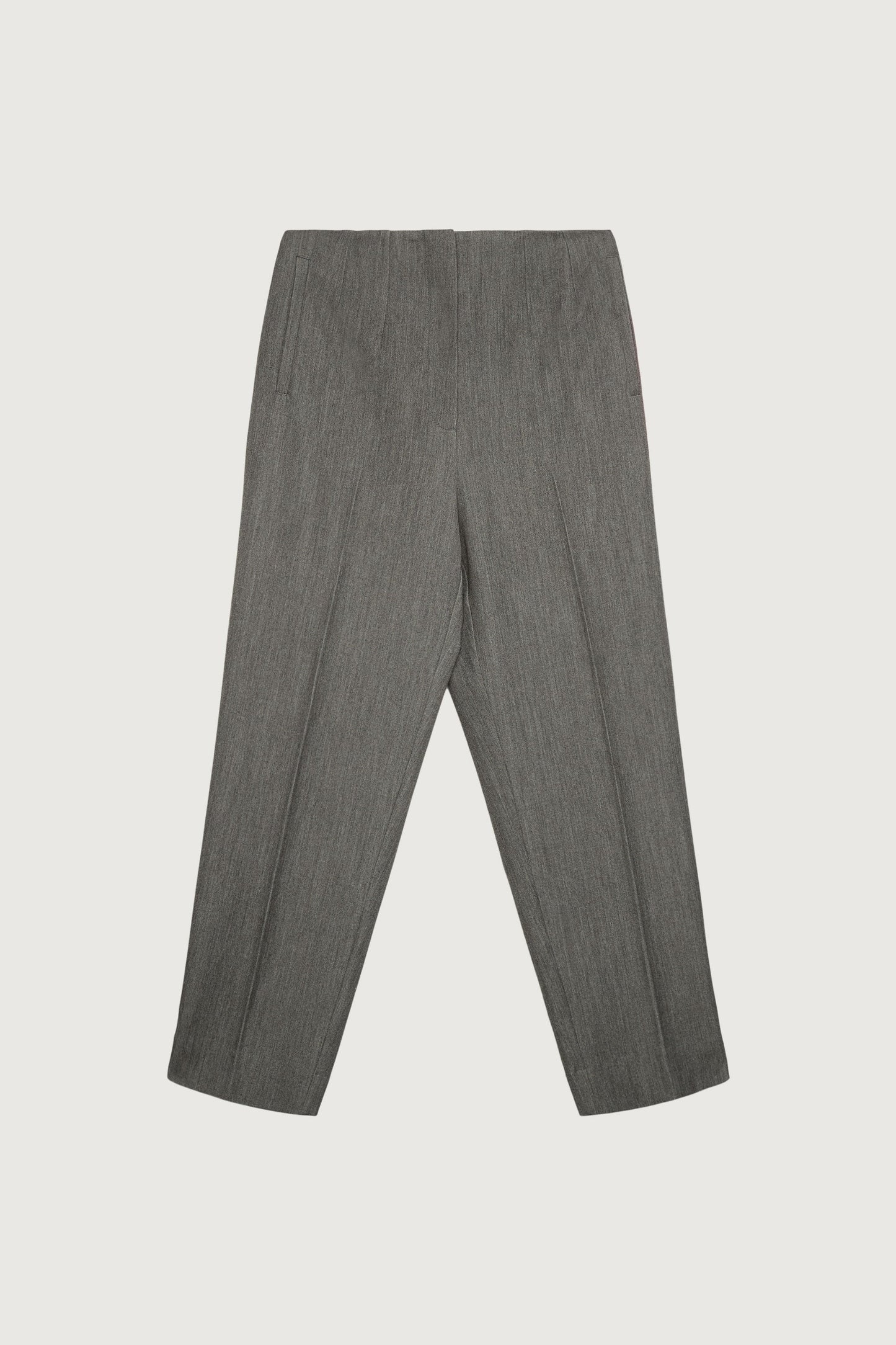 HIGH-RISE WAIST TAPERED TROUSER
