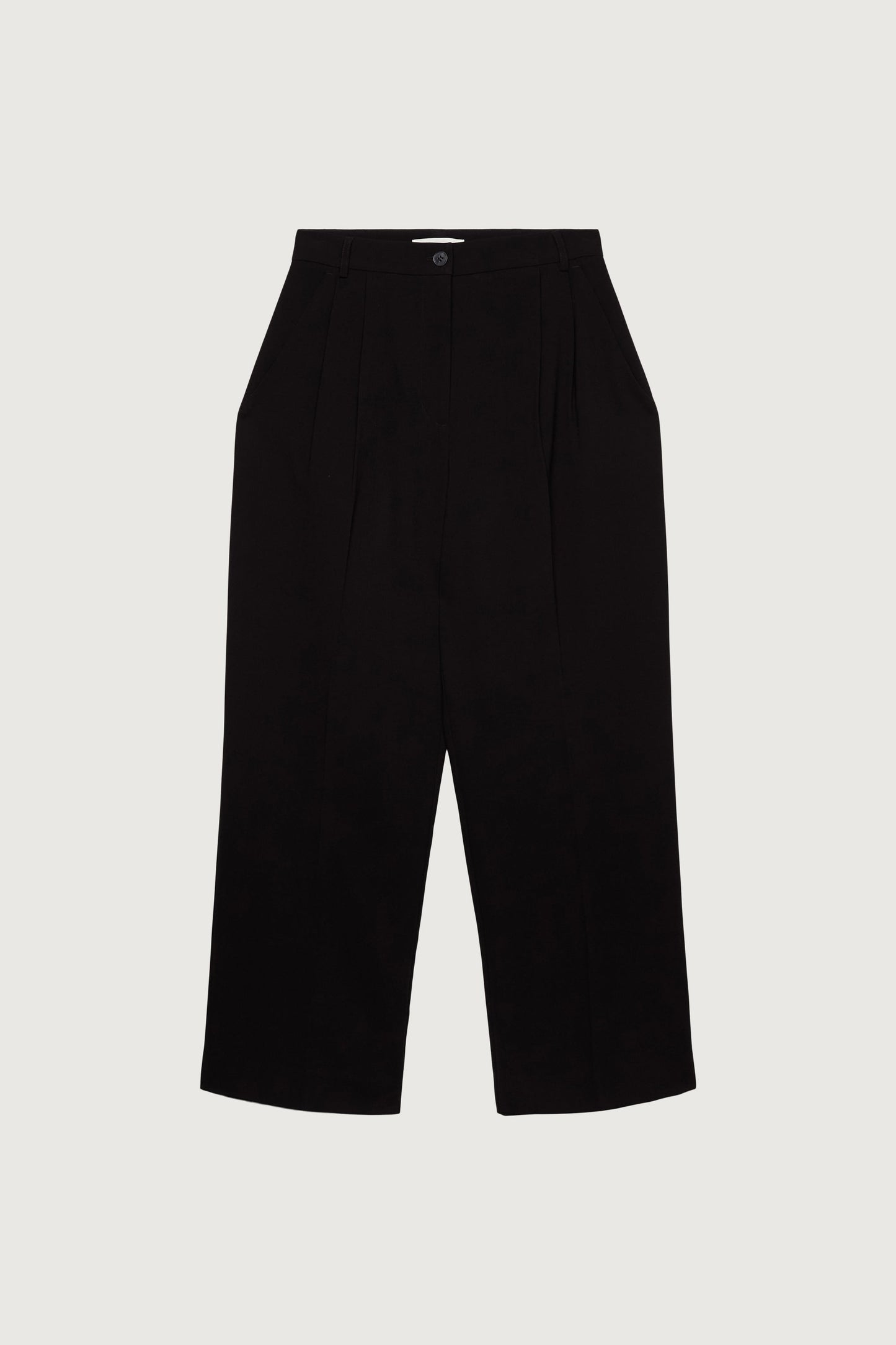 DOUBLE PLEATED WIDE LEG PANT