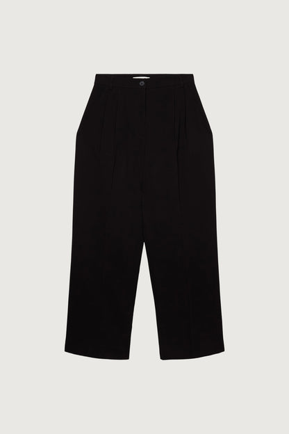 DOUBLE PLEATED WIDE LEG PANT