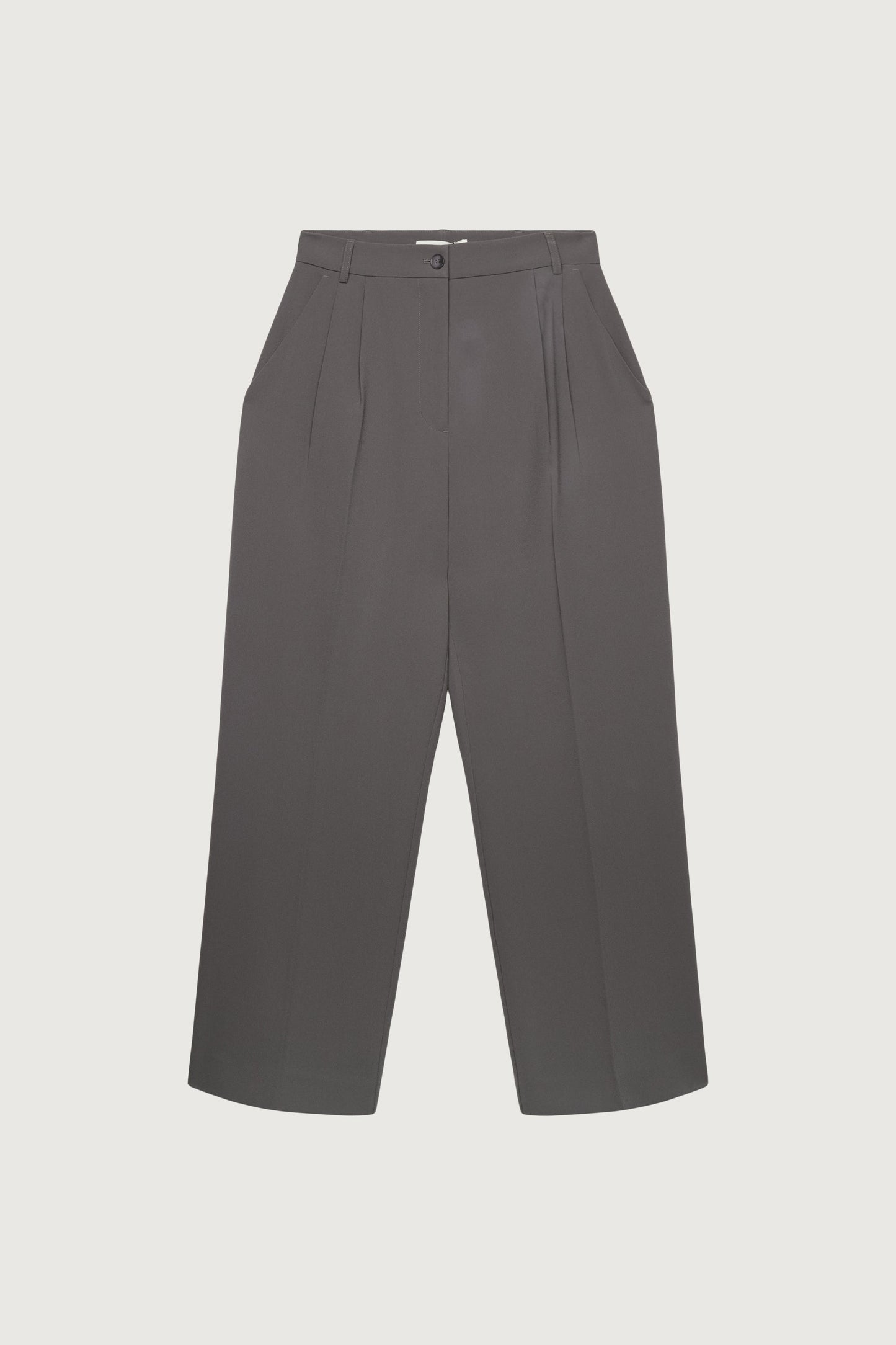 DOUBLE PLEATED WIDE LEG PANT