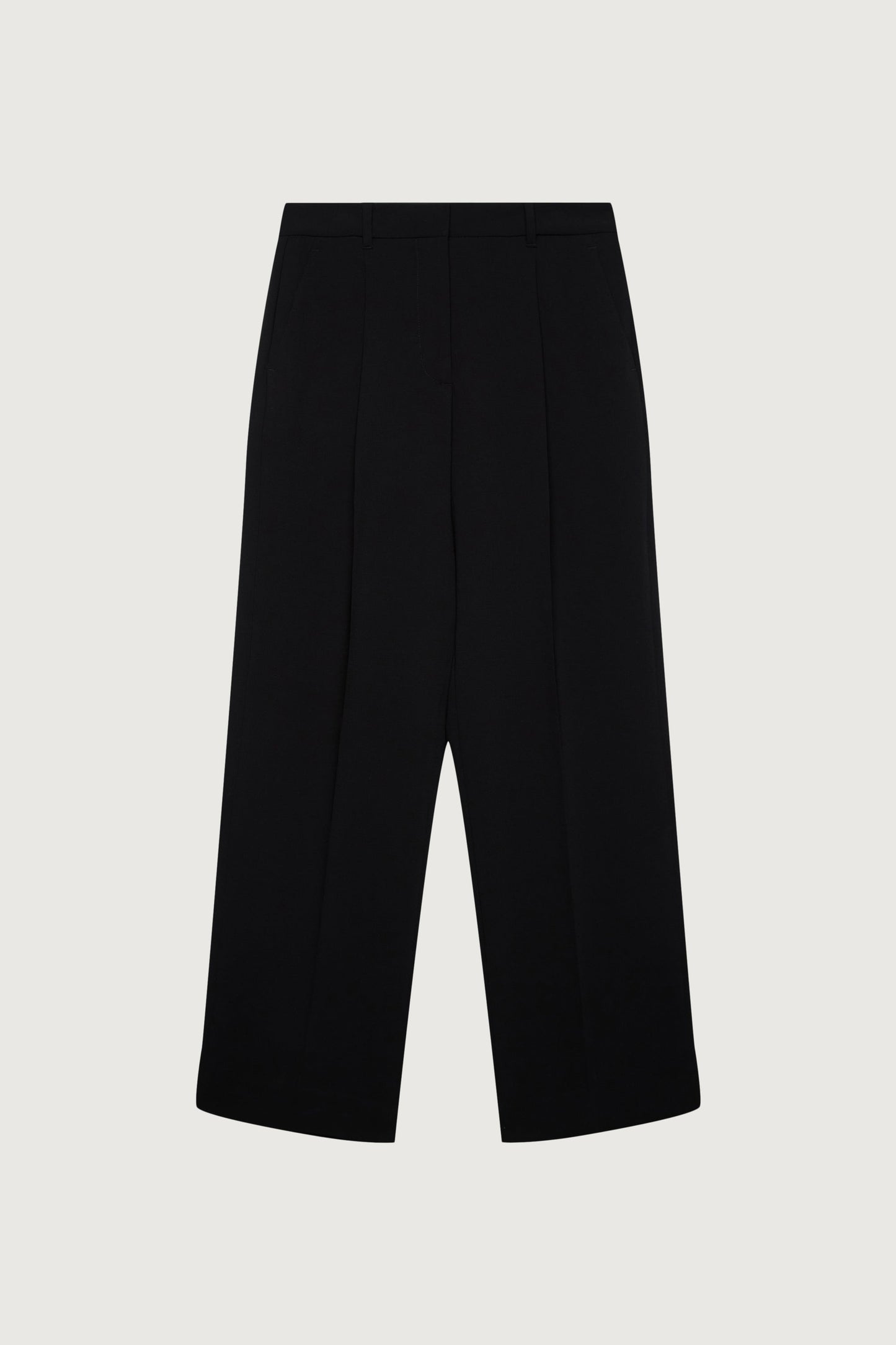 CREPE WIDE LEG TAILORED TROUSER