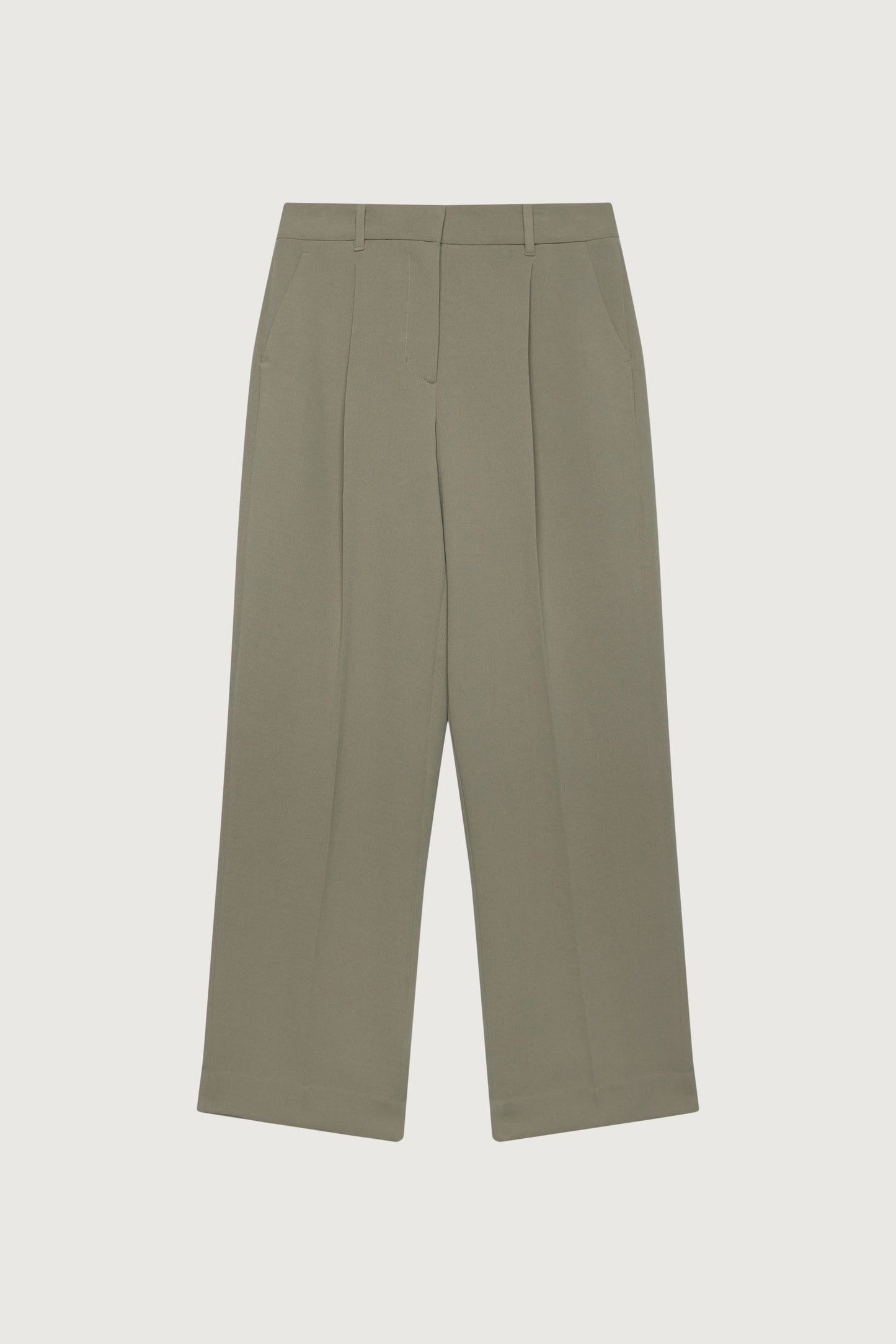 CREPE WIDE LEG TAILORED TROUSER