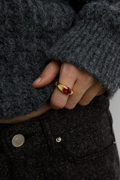 ELLIPSE ZIRCONIA RING