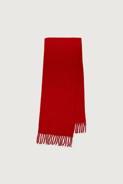 SOLID SCARF WITH TASSELS
