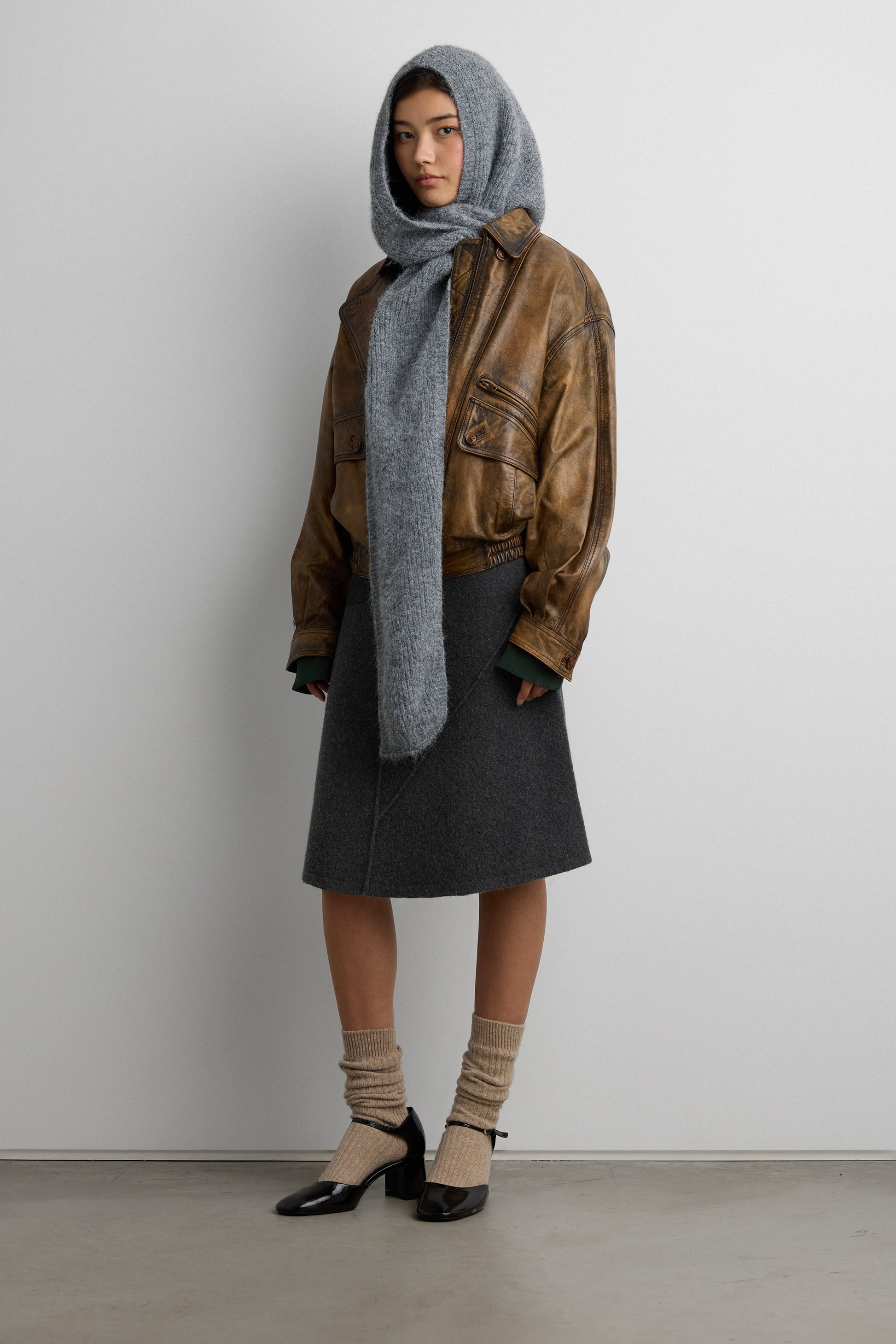 HOODED SCARF