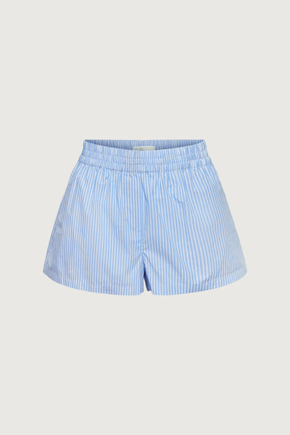 STRIPED COTTON POPLIN BOXER SHORT