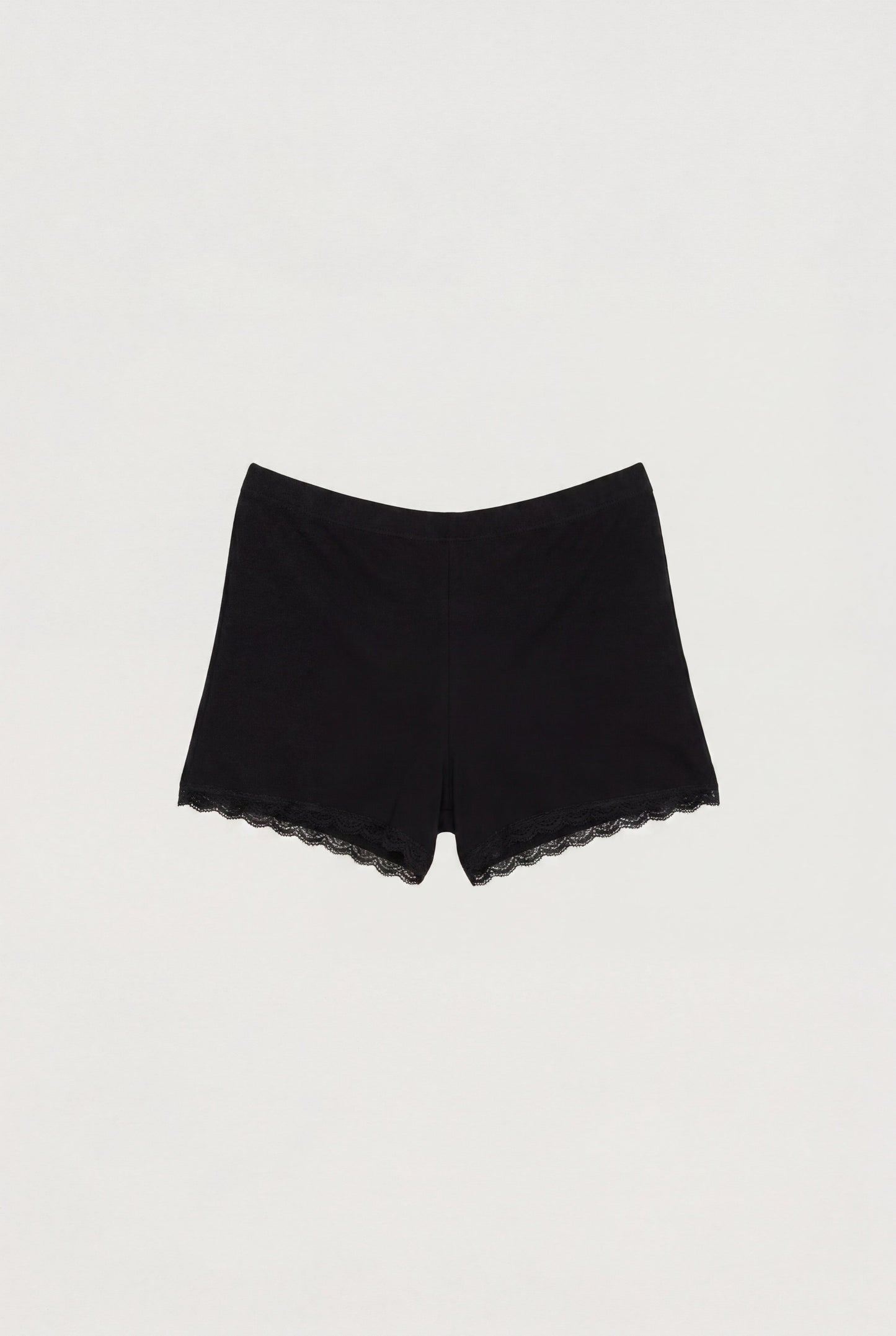 COTTON BLEND LACE SHORTS