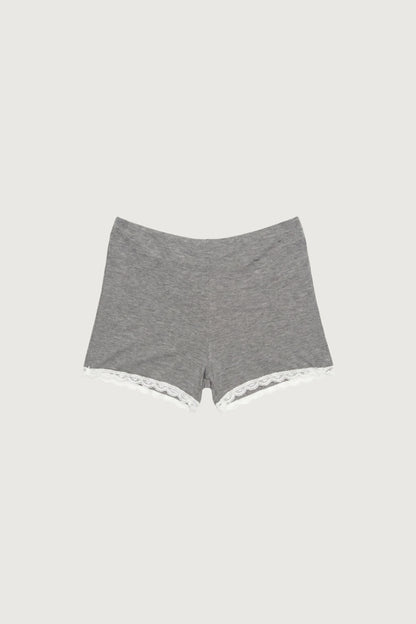 COTTON BLEND LACE SHORTS