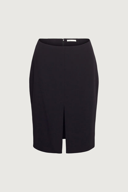 MIDI SUITING SKIRT WITH FRONT SLIT