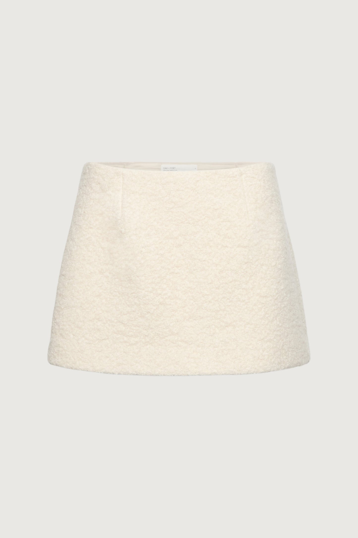 BOUCLE WOOL BLEND MINI SKIRT