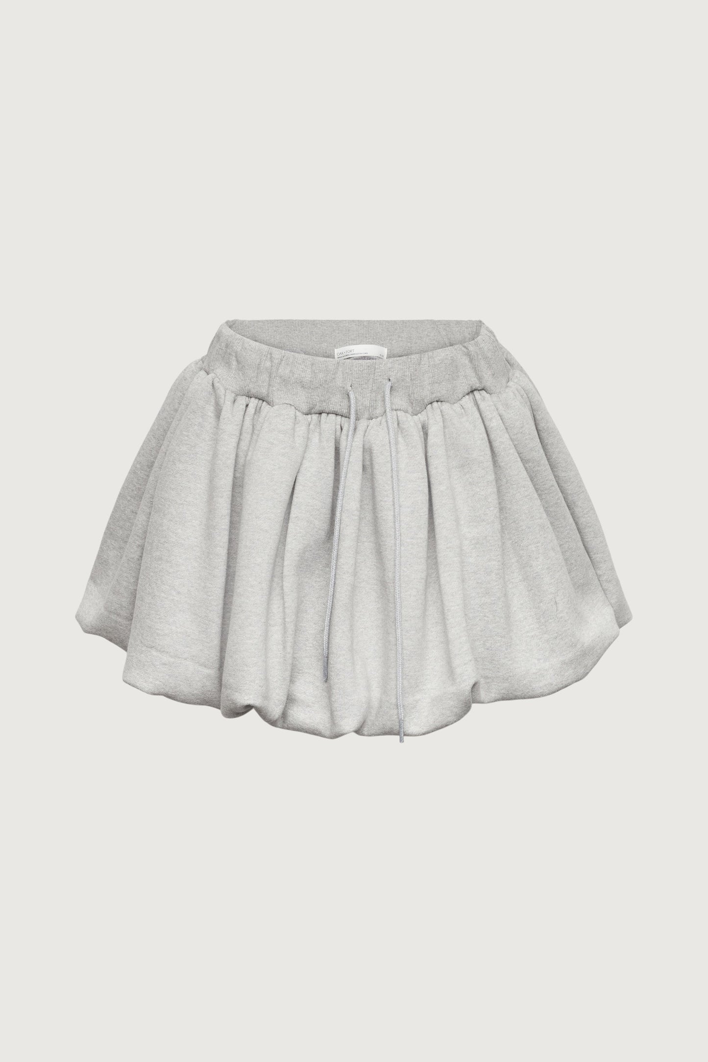 MINI BUBBLE HEM FLEECE SKIRT